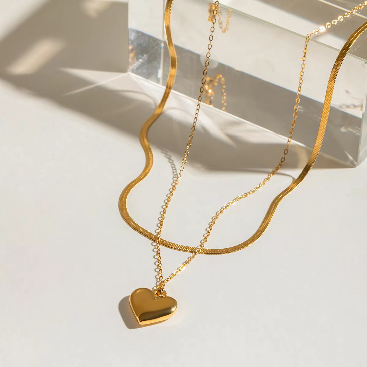 Gold Heart Necklace